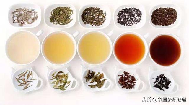 Six type of Chinese tea